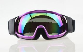 Ski Snowboard Snowmobile Motorcycle Goggles Off Road Coloured Lens 