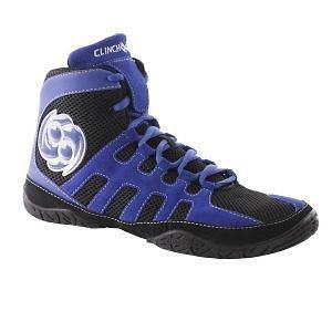 Clinch Gear Machine Wrestling Shoe (Boots)   Blue