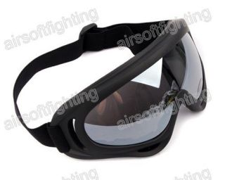 Airsoft UV400 Wind Dust kite surfing jet ski Tactical Goggle Glasses 