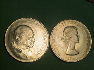 1965 UK Crown Commemorative Coin  Winston Churchill.
