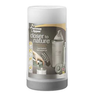 Tommee Tippee Closer to Nature Travel Bottle & Food Warmer Set #zTS