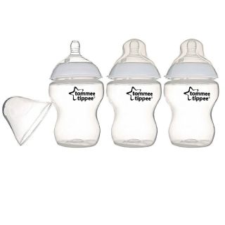 Tommee Tippee Closer to Nature Bottle 3 Clear / White 5 oz Bottles