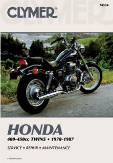 Honda 400 450cc, 1978 1987 by Clymer Publications Staff 1994 