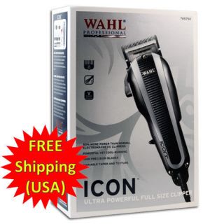 Wahl Pro ICON HairCut Clipper 8490 900 + 8 Cutting Guides + Warranty 