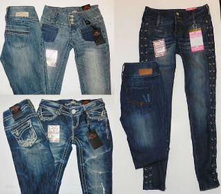 NWT Almost Famous Jrs Fashion Jeans   Choose from 3 Styles   Ships 