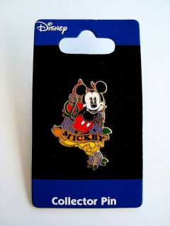 Disney Mickey Mouse Tattoo Collector Pin M2934A