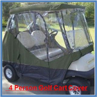 Waterproof Heavy Duty Golf Cart Storage Cover 4 Persons Club Car PG2AT