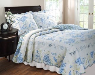 beach bedding queen in Quilts, Bedspreads & Coverlets