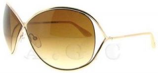 TF130 Miranda 28F Gold by Tom Ford for Women   68 10 115 mm Sunglasses