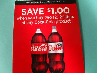   Save $1.00 On Two (2) 2 Liters Of Any Coca Cola Product*HOT* 12/31