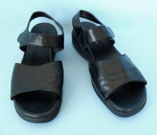   MONTEGO BAY 10 Soft Black LEATHER Comfort Shoes Hardly Worn EUC