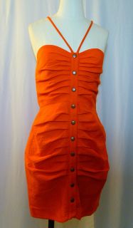 NWT Rachel Comey Orange St. Vincent Dress Size L Hard to Find