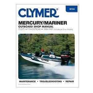 Clymer Mariner Repair Manual 75 275 HP Two Stroke Outboards & Jet 