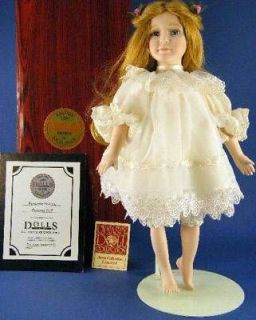  Doll 18 Porcelain Doll Butterfly Princess 1991 Anna Collection