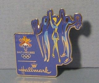 Salt Lake 2002 Winter Olympic Hallmark Lapel Hat Collector Pin