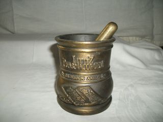 bronze brass Schering mortar & pestle First American military 
