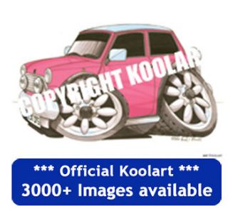 Koolart Mini pink Fridge Magnet personalised gift present 2227