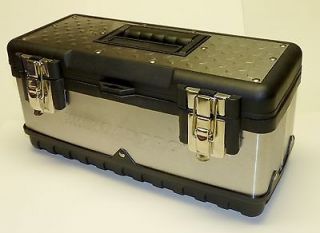 NEW RoadPro 15 x 6 STAINLESS STEEL TOOLBOX w Removable Tray SST00715