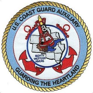 Auxiliary Eighth Western Rivers W4713 Coast Guard patch