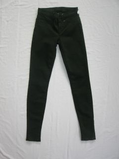   811 Mid rise Skinny Leg Luxe Twill Jeans in Conifer size 24 New Flaw