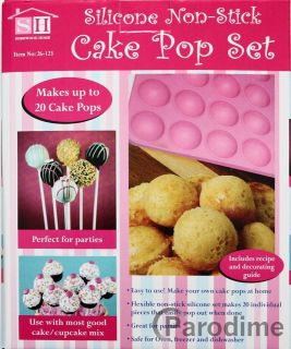   Non Stick Cake Pop Set Baking Tray Mould Birthdays Party Cookware Home