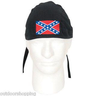 Rebel Flag COTTON ADJUSTABLE BANDANA HEADWRAP   Confederate, Tie In 