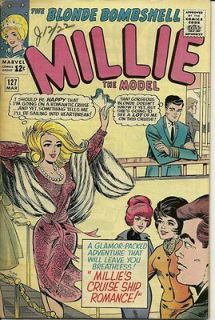 March 1965 Comic Book Millie the Model v1 n127 Millies Cruise Ship 