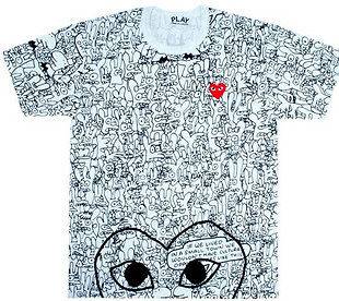 comme des garcons play in T Shirts