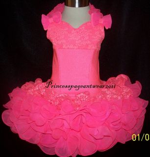 Coral National Pageant Dress Shell