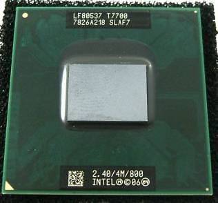 SLAF7   Intel® Core™2 Duo Processor T7700 4M Cache, 2.40 GHz, 800 