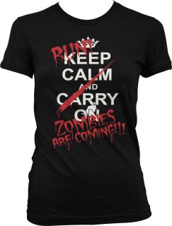   Are Coming Keep Calm And Carry On Juniors Girls Shirt Cool Tees