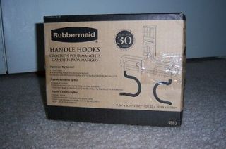 Rubbermaid Big Max Shed Utility handle hooks 5e63, 2 handle hooks see 