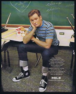 1997 Conan Obrien School Desk Converse All Star Shoes Milk Promo 