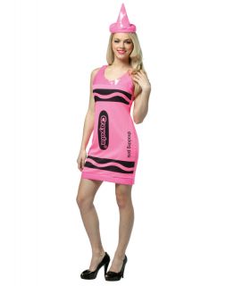 Crayola Neon Pink Crayon costume the pink crayon dress our womens 