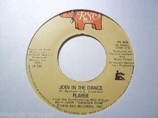 Player Join in the dance / Prisoner of your love 7 45rpm record A