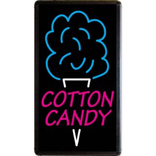 Cotton Candy Neon LED Merchandising Sign, Lighted Floss Maker Machine 