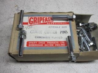 GRIPFAST CRANK COTTER PINS JUVENILE SIZE ENGLAND NOS