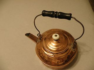 Antique/vintage copper tea kettle marked Revere