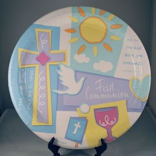 Plates for Holy Communion,Easter,Confirmation,Baptism,Christening Etc 