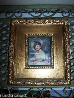 Miss Willoughby Framed Antique Print,Original By George Romney