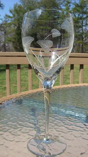LUMINESCENCE #40 Engraved Etched Stemware Wine Glass Water Goblet 