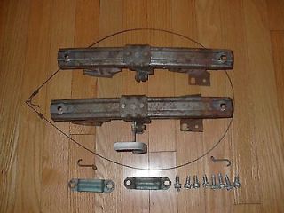 1960,61,62 Corvair Bench Seat Tracks Complete with mounts and cable 