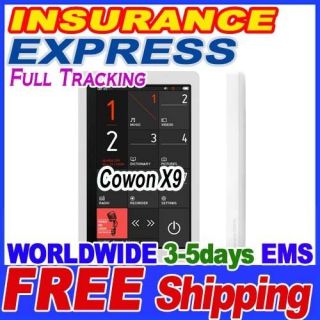 COWON X9 16GB Digital Media Player Touch Screen PMP    White