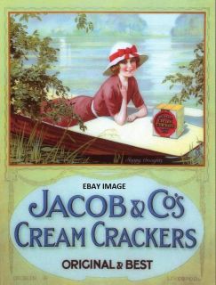 VINTAGE JACOB & CO CREAM CRACKERS POSTER 420 X 297mm A3 (62)