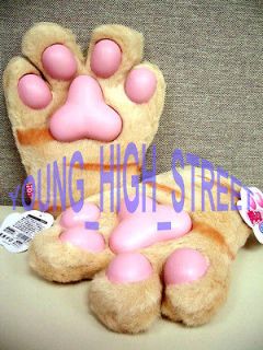   CAT KITTY VICIOUS MONSTER Fur PAW CLAW Cosplay CARAMEL GLOVES PAIR NEW