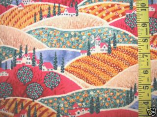 Blank Quilting Textiles Fleur De Provence Autumn Hills