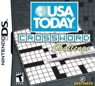 USA Today Crossword Challenge   Newspaper Puzzle Pastime DS/Lite/DSi 