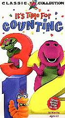 Barney   Its Time For Counting VHS, 1998