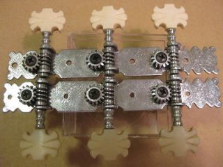 Vintage Acoustic Classic Guitar Tuners Set for Project Lot