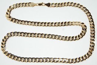 gold plated cuban link chains in Mens Jewelry